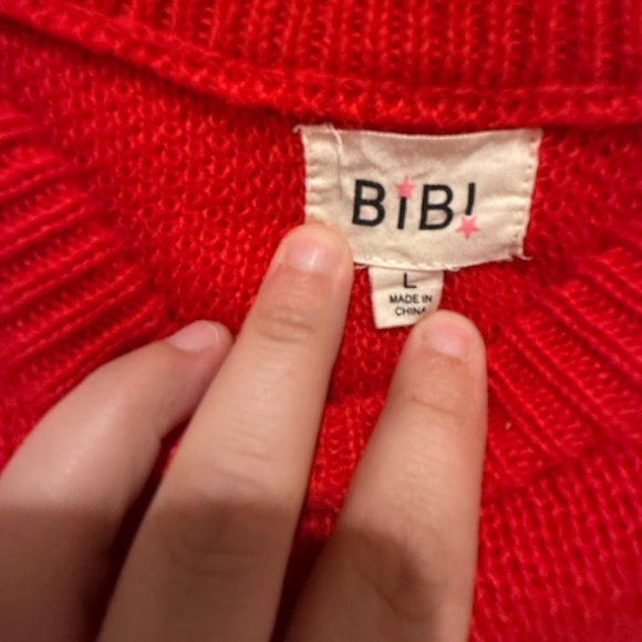 BiBi Sequin Christmas Crewneck Sweater - Picture 5 of 6